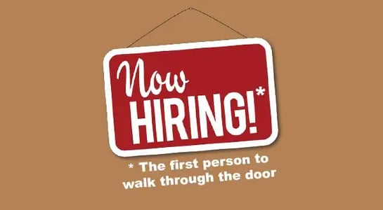 hiring sign